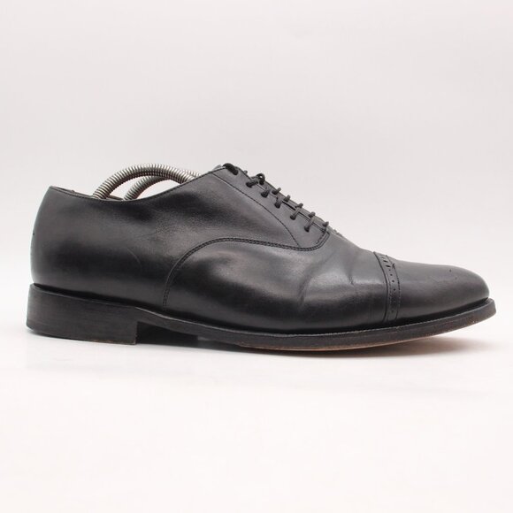 Oliver Sweeney Men's Size UK 10 Black Leather Lace-up Derby Shoes Cap Toe - Picture 1 of 11